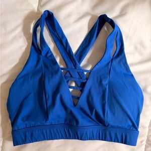 Born Primative Royal Blue Strappy Sports Bra